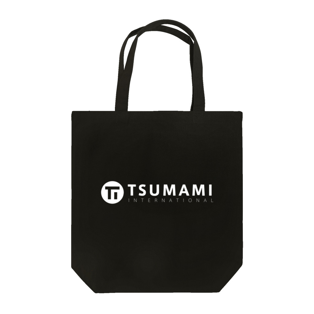 つまみインターナショナル公式のつまみ社白ロゴ Tote Bag