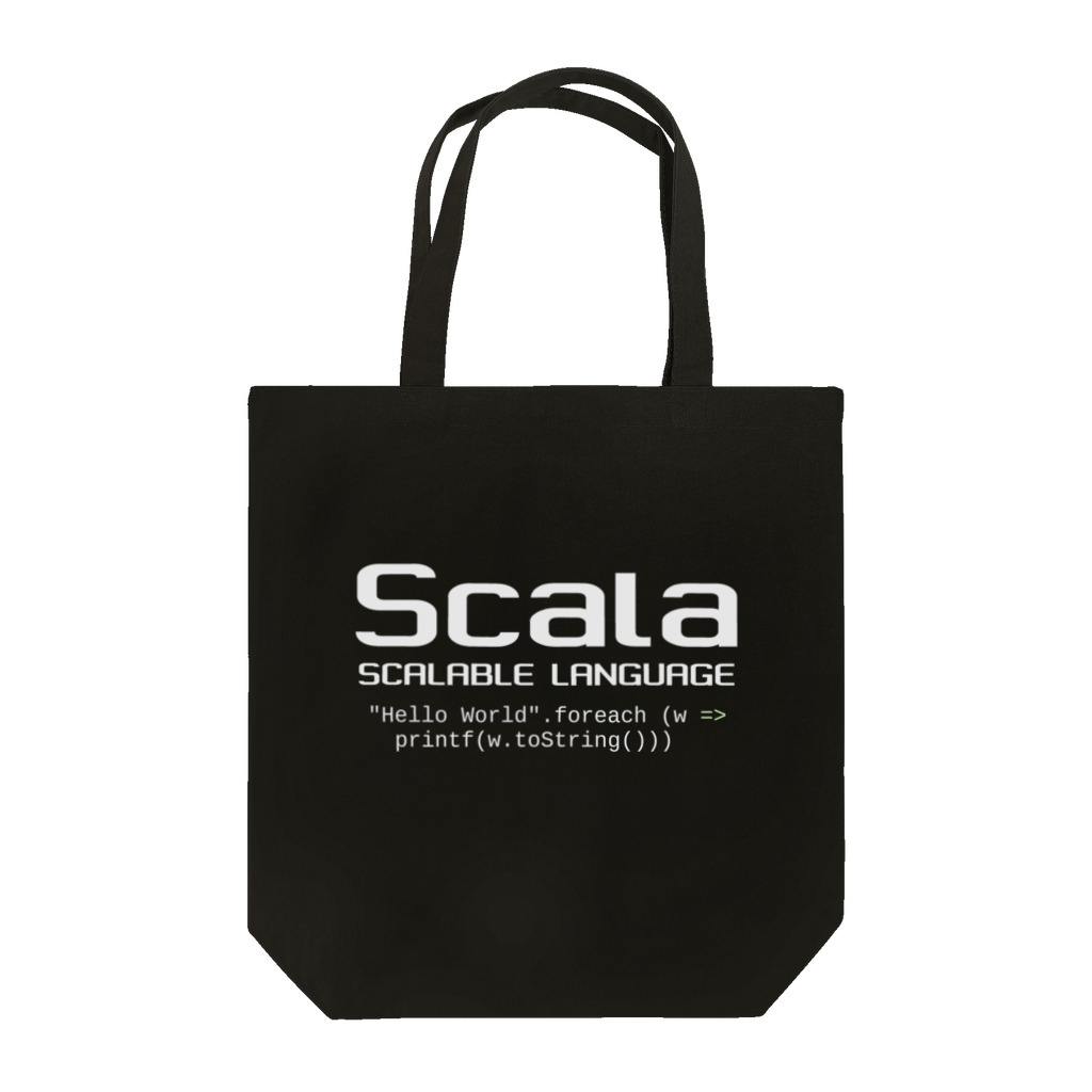 soleiyuのプログラミング言語トートバッグ(scala) トートバッグ