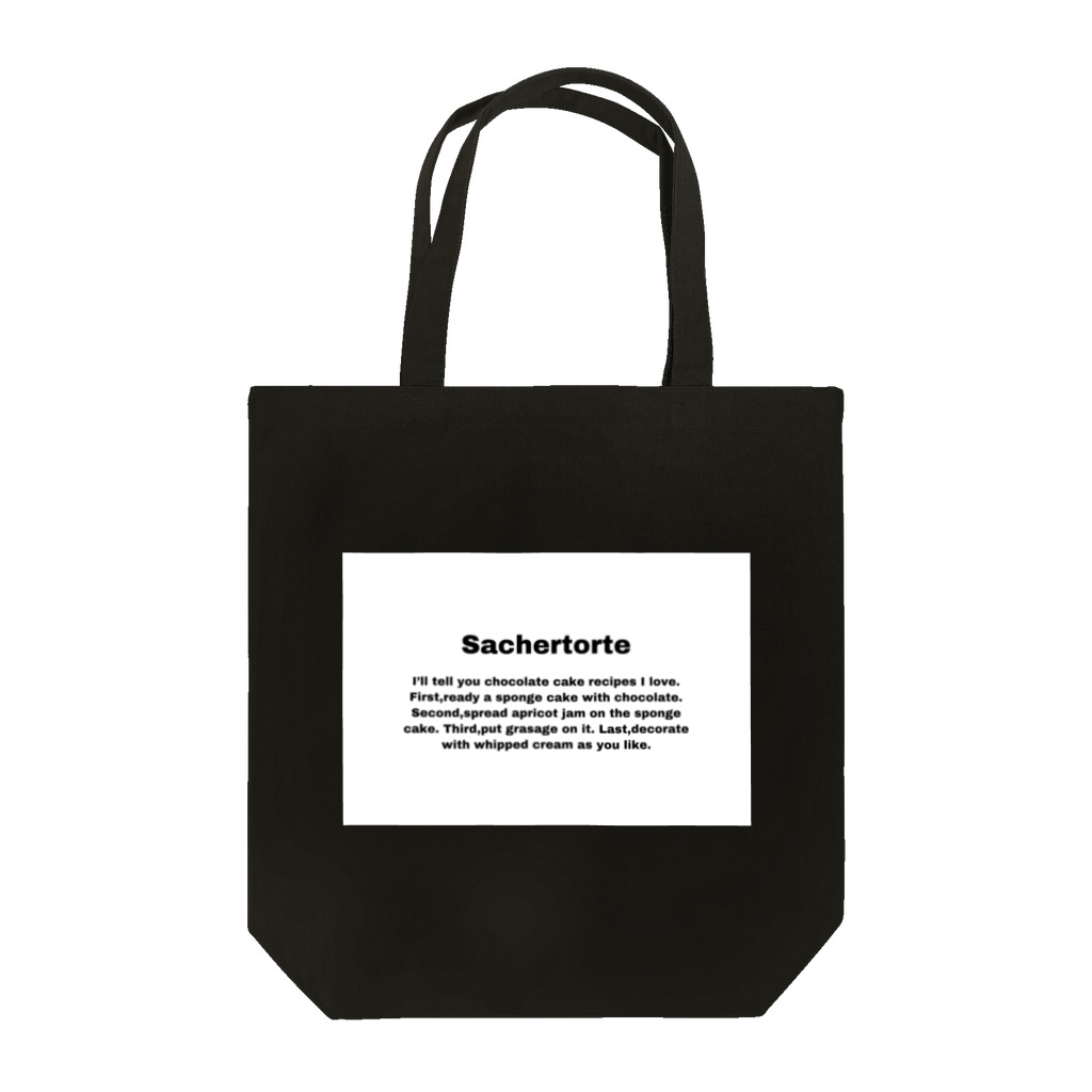 oota_のSachertorte bag Tote Bag