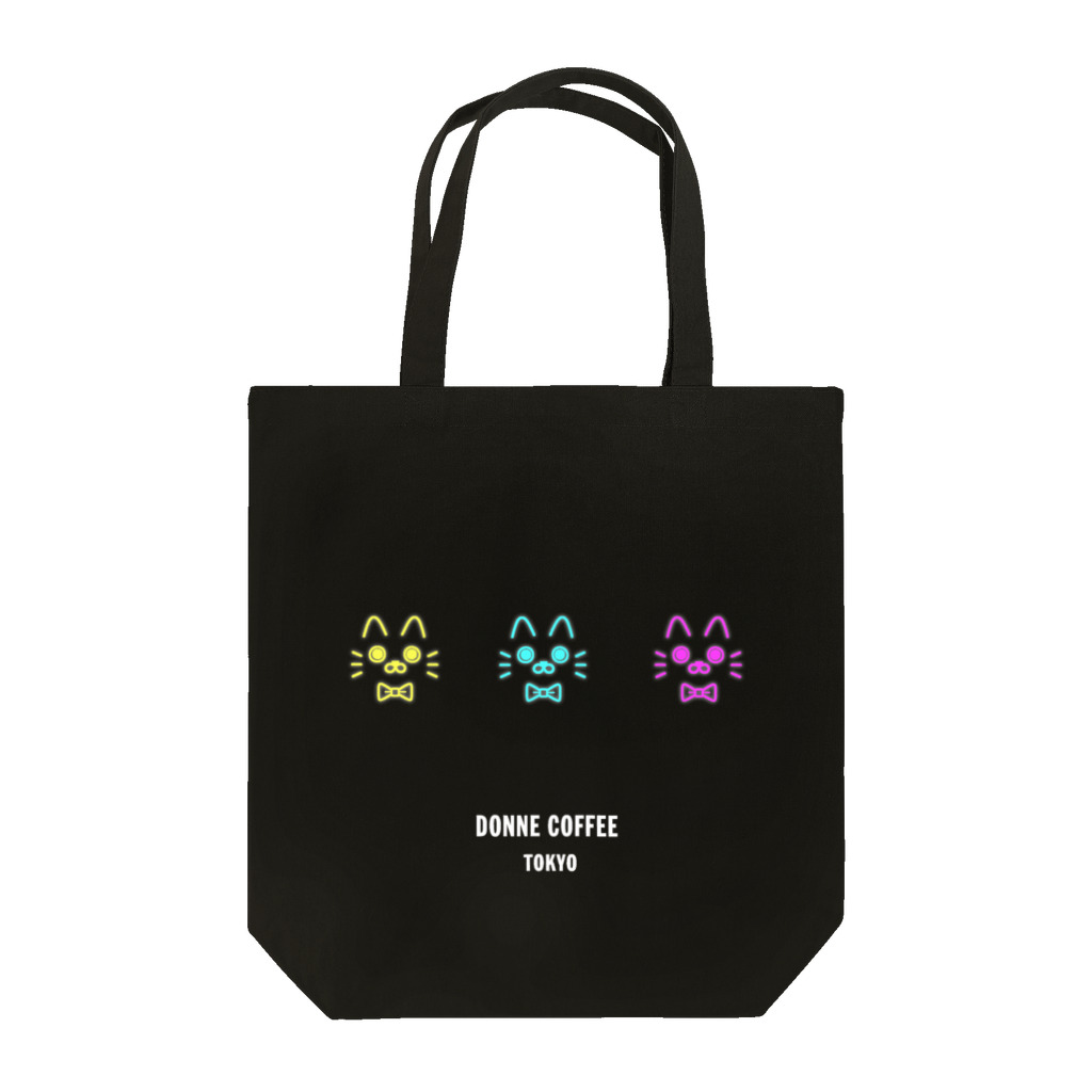 DONNECO MARCHEのどんねこ ネオンカラー Tote Bag