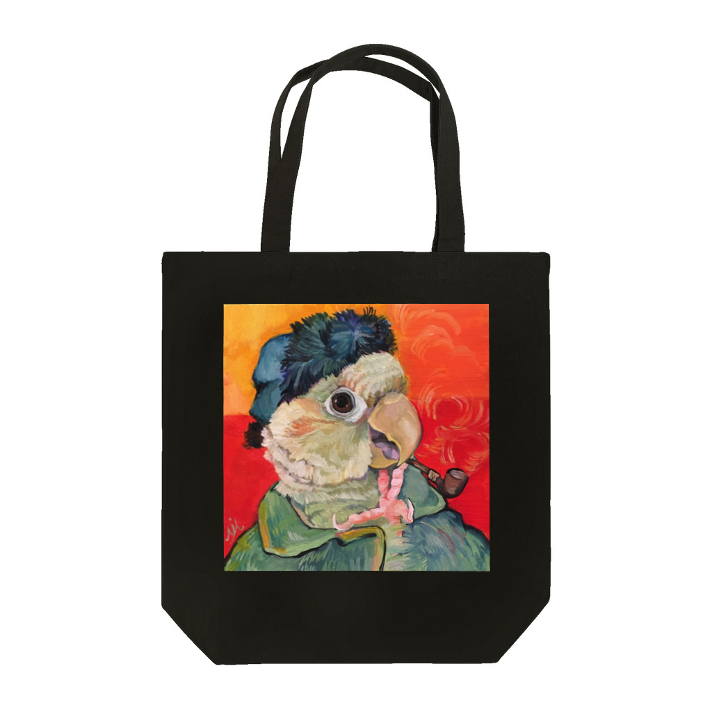 にしごりみずほの鳥ゴッホ Tote Bag