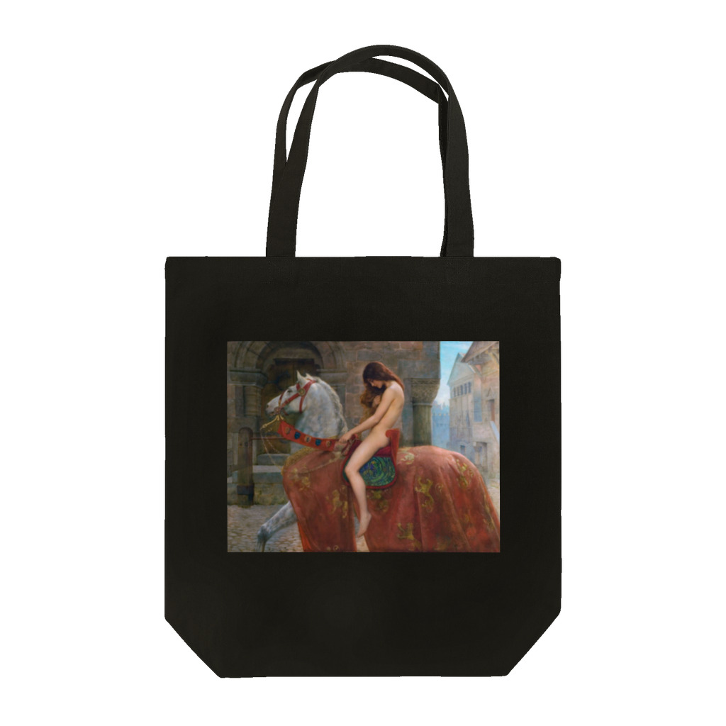 世界の絵画アートグッズのジョン・コリア 《ゴダイヴァ夫人》 Tote Bag