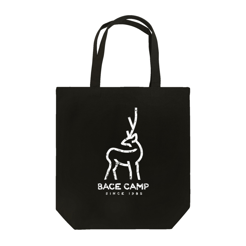 BASE-CAMPのBASE シカ 01WHITE Tote Bag