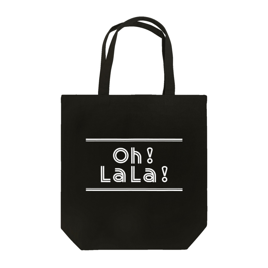 ユリエのOh！LaLa！・オー！ララァ～！（ブラック） トートバッグ