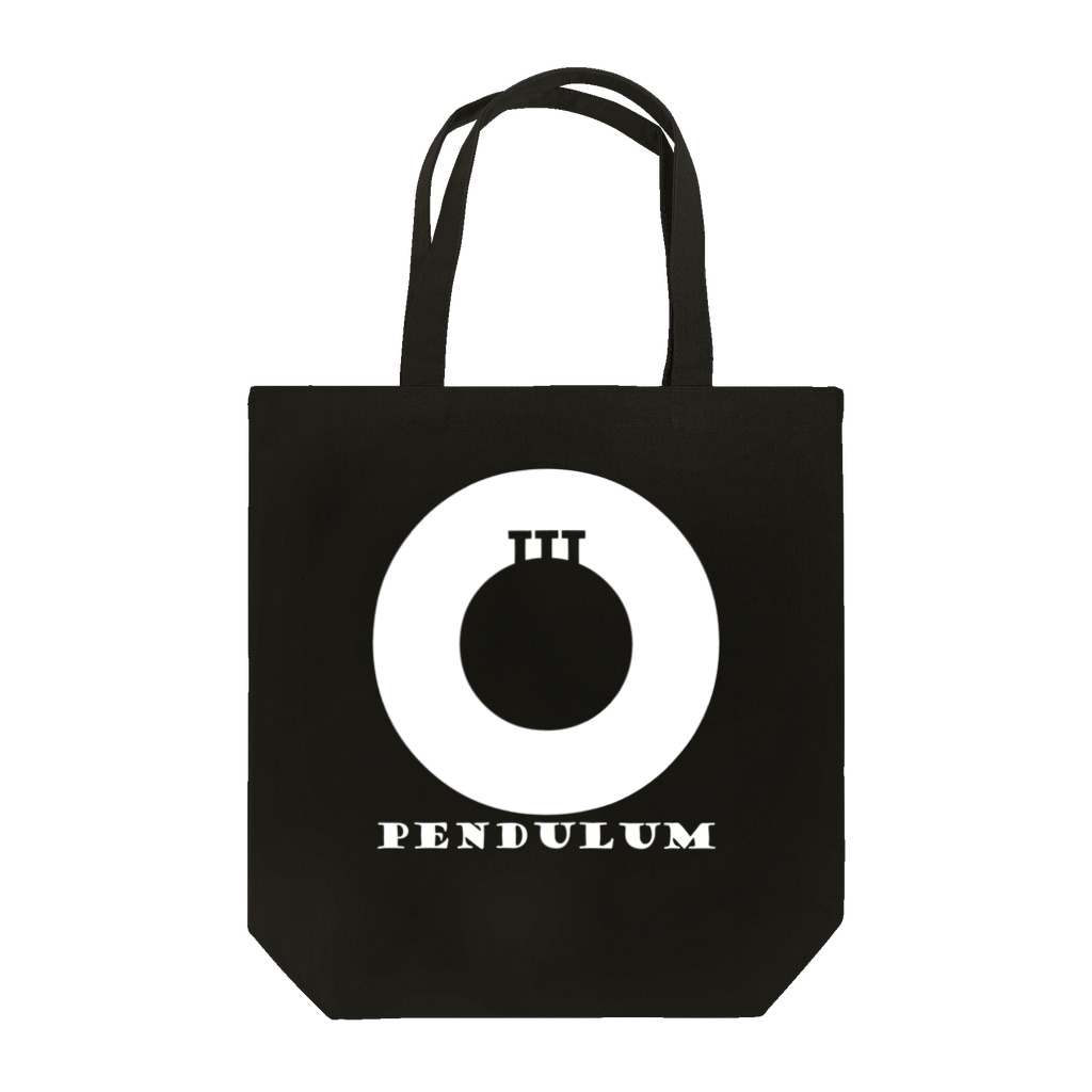 mosmos storeのEnigma Pendulum -white- トートバッグ