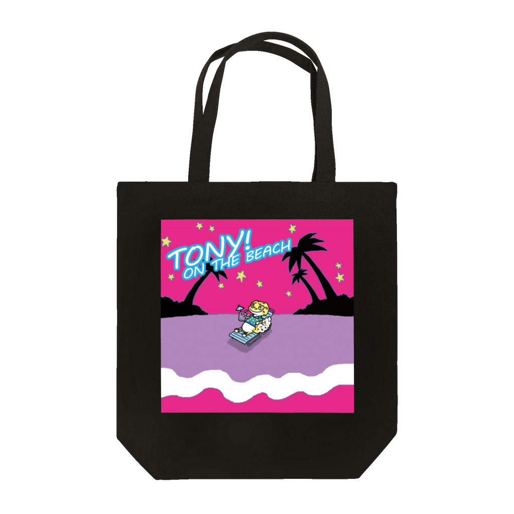TONY!のTONY! on the beach (夜) Tote Bag