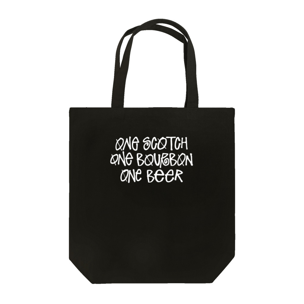 stereovisionのOne Scotch, One Bourbon, One Beer Tote Bag
