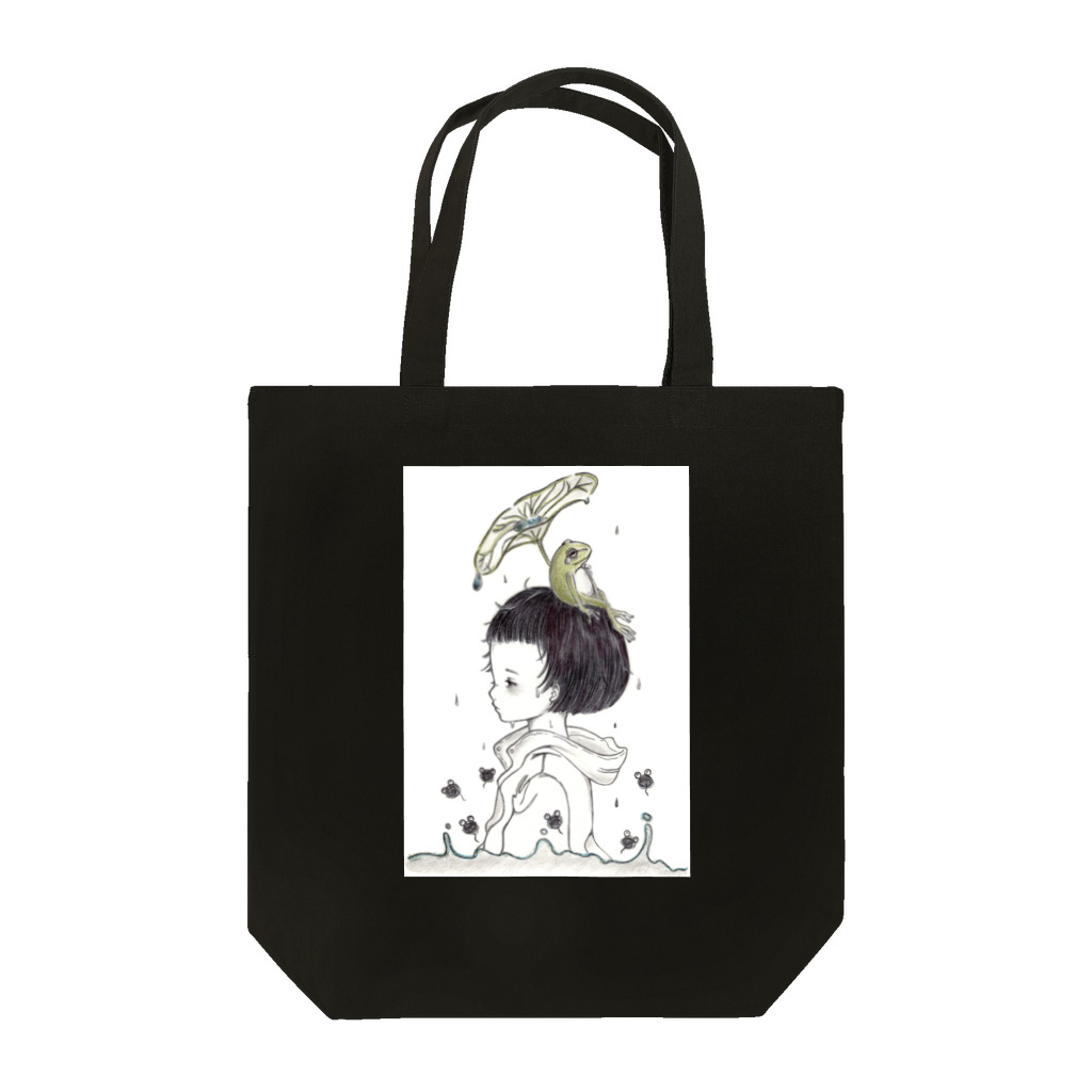 ねんねん虫の雨のアト Tote Bag