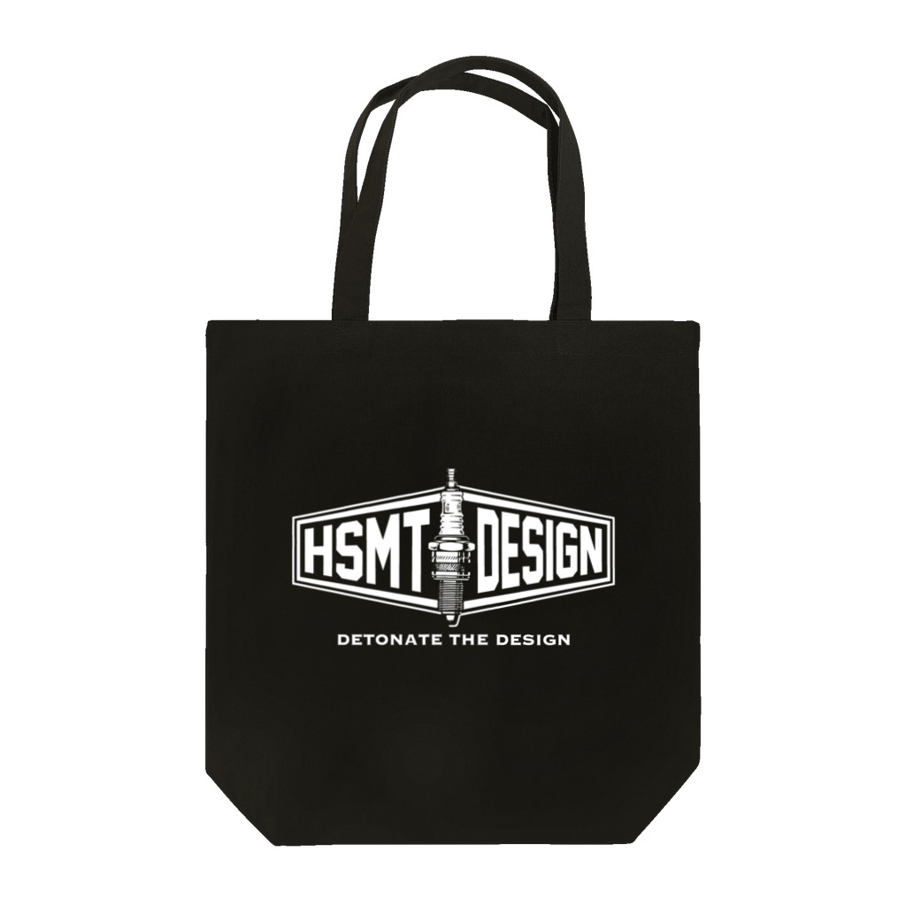 HSMT design@NO SK8iNGのHSMT design LOGO WHITE トートバッグ