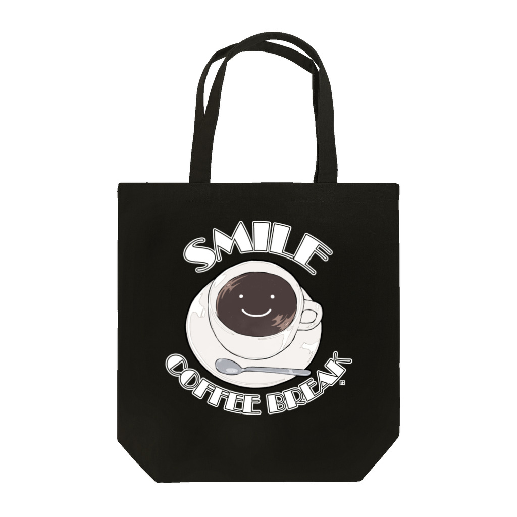 路地裏萬亭のお店のSMILE (COFFEE BREAK) トートバッグ