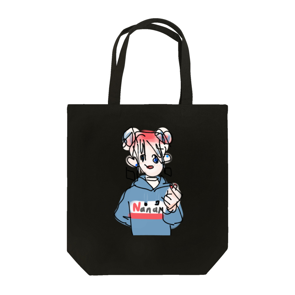 🦩ななな⑦幸せの赤っぽい鳥のなななあいてむ Tote Bag