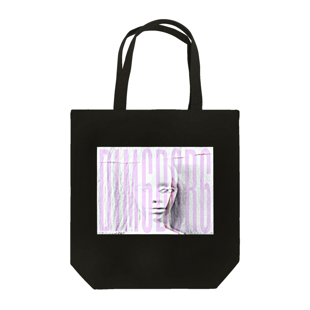 DIMADARA BY VULGAR CIRCUSの残像FACE/DB_01 Tote Bag