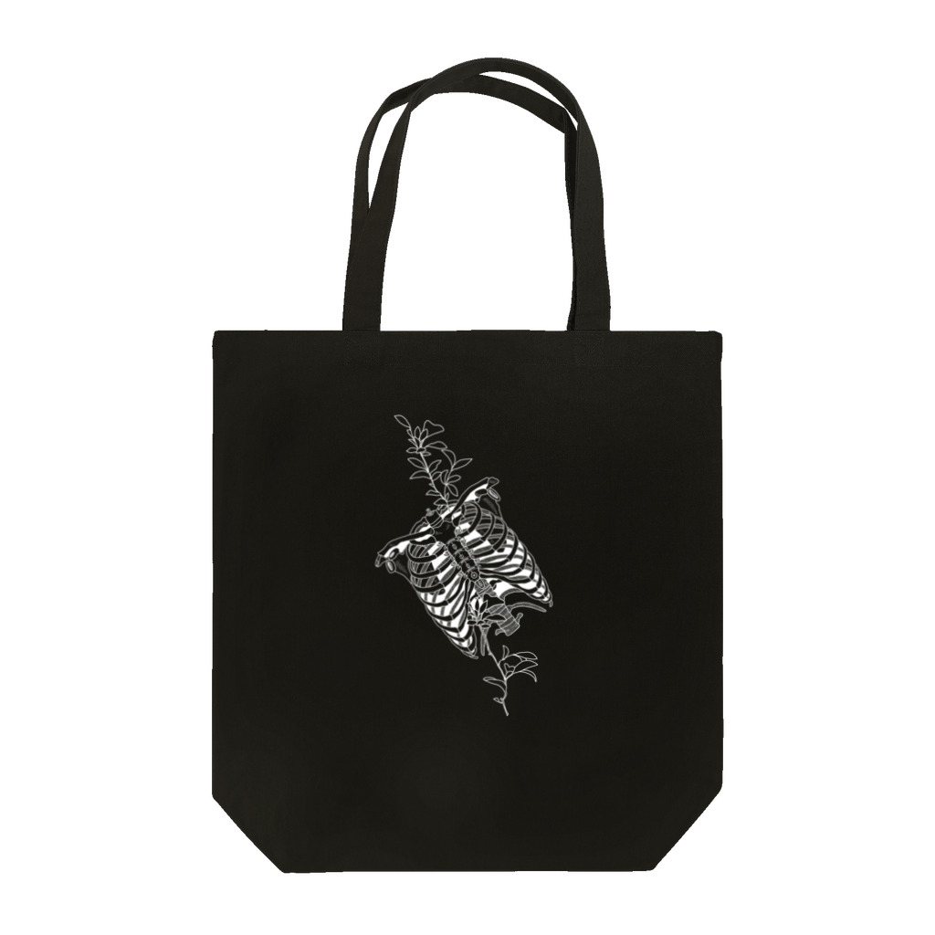 I'm not a robotのBlack-Ribs Tote Bag