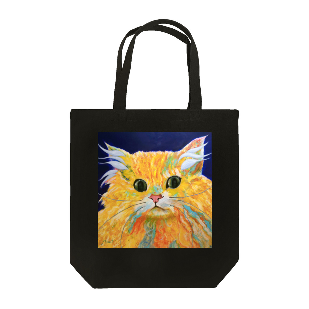 Ange Fleur （アンジュフルール）のOrange Calcite Cat（オレンジ カルサイト キャット） トートバッグ