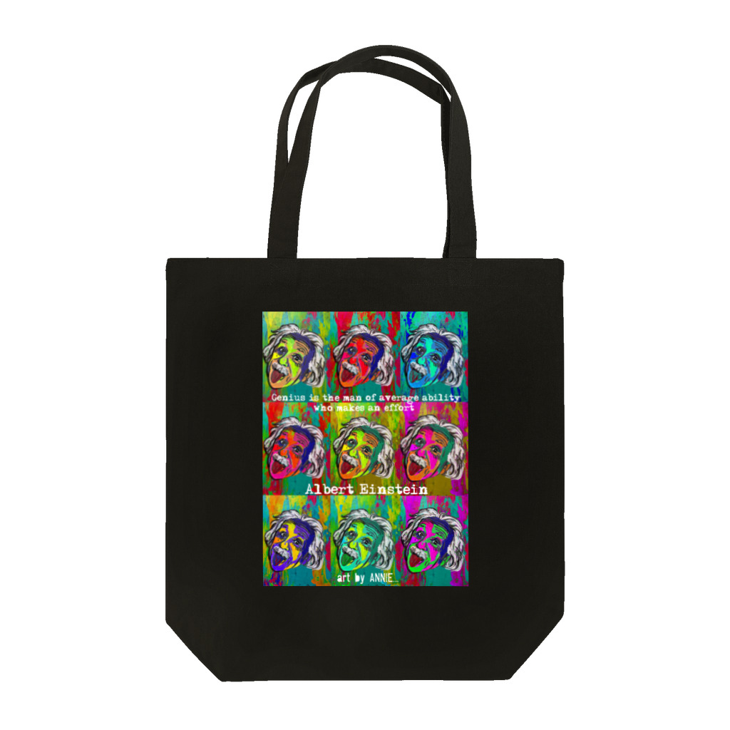 ANNIEARTのANNIE手描きアクリル画 Tote Bag