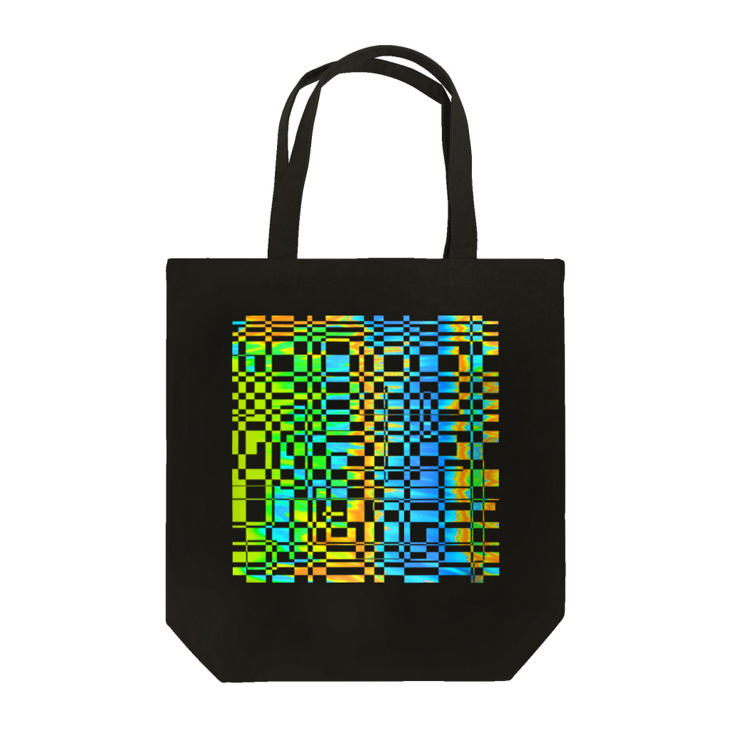 Kazumichi Otsubo's Souvenir departmentのGridplay bright 01 Tote Bag