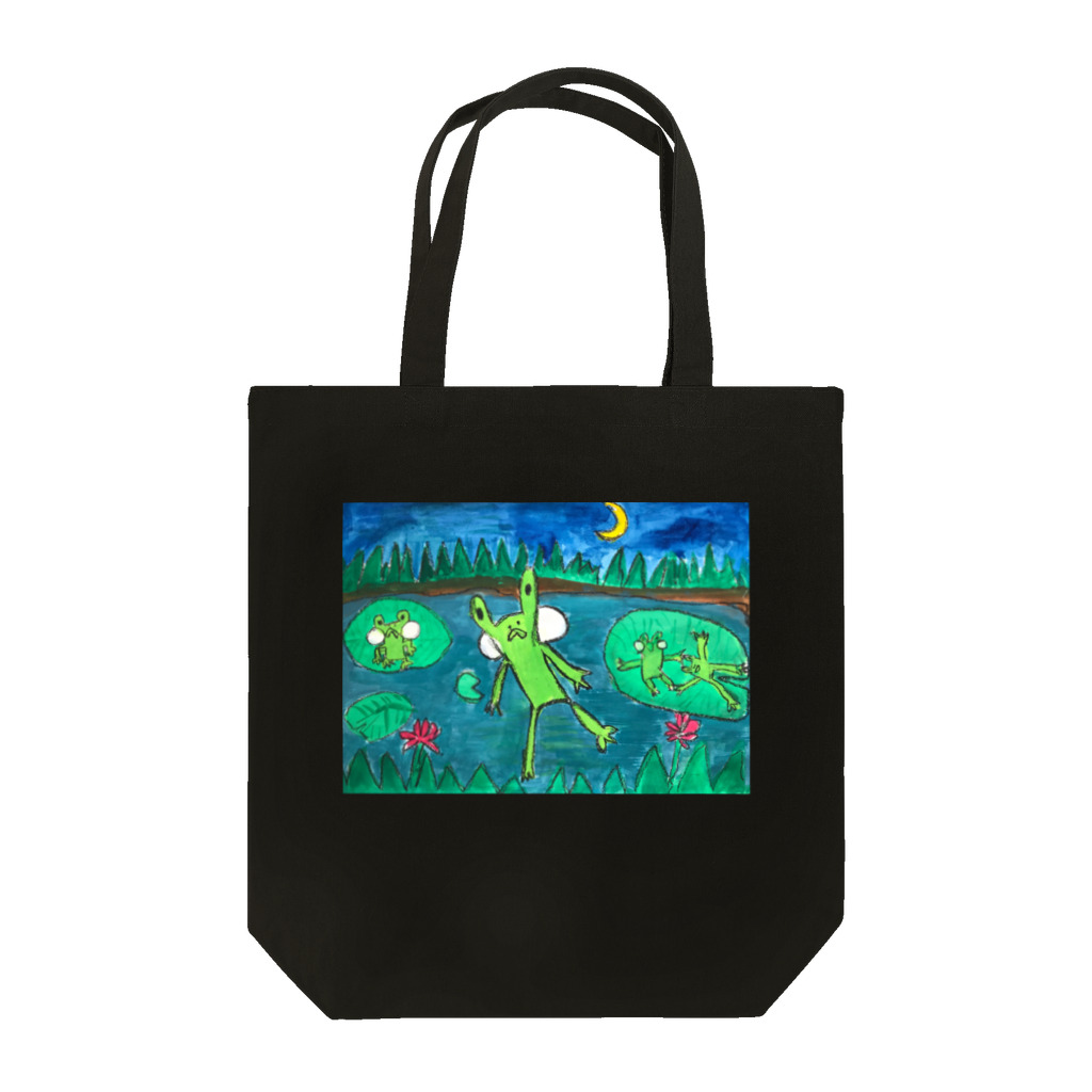 cascaduraの月夜の池 Tote Bag