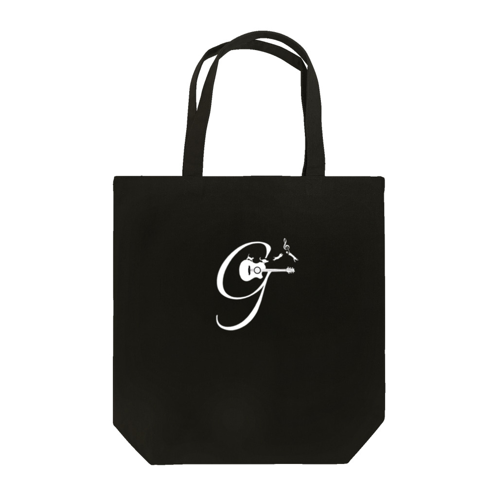 mako-G Web Shopの《猫とギターのロゴマーク入り》 Tote Bag