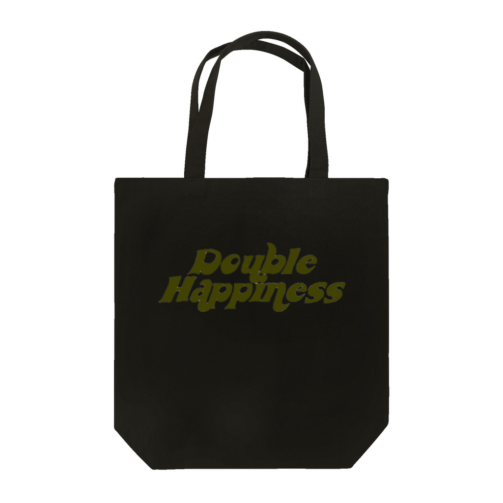 ダブルハピネスのバブリーハピネス カーキ Tote Bag