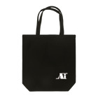 🤍一ノ瀬 彩 🐇⸒⸒ suzuri支店🤍の一ノ瀬彩:LOGO_AI_白黒【英語略】 Tote Bag