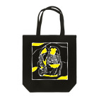 フクハラアキコの【audace × フクハラアキコ】laperirostum柄 Tote Bag