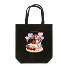 虹色珊瑚礁☆SUZURI店の苺ショートケーキ(name入り） トートバッグ