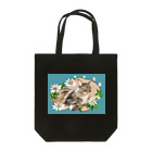 Ａｔｅｌｉｅｒ　Ｈｅｕｒｅｕｘの🌼花と猫😸　トケイソウ トートバッグ