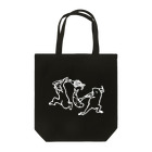 GOODS SHOP【そぞろな小窓】 SUZURI店の【ぎがといっしょ】《白線》 Tote Bag