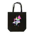 茶碗蒸しのぎんなんネコの幾何学ワールド Tote Bag