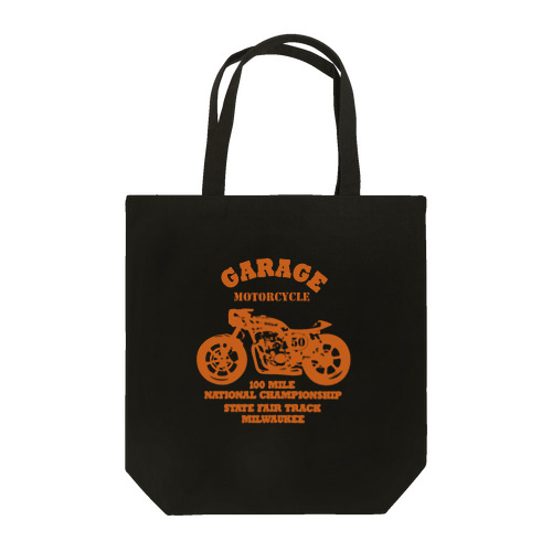 武骨なバイクデザイン orange Tote Bag
