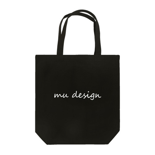 Mu Design　手書きロゴ Tote Bag