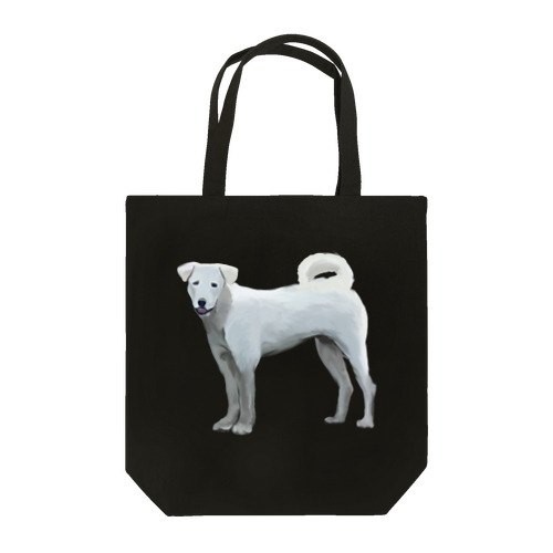 White Dog ふんわり白犬 Tote Bag