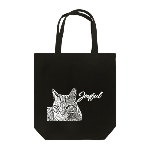 JOYFUL | Sphinx Cat | Positive white Tote Bag