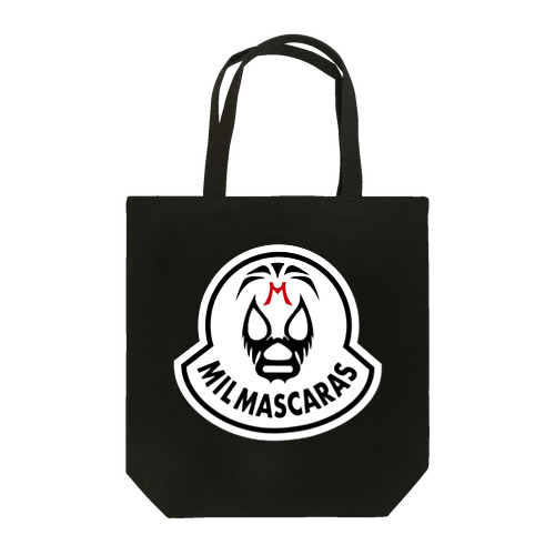 MIL MASCARAS-ミル・マスカラス ワッペン型ロゴ トートバッグ