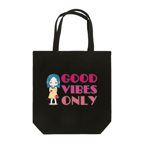 GOOD VIBES ONLY トートバッグ