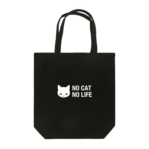 白猫と生きる Tote Bag