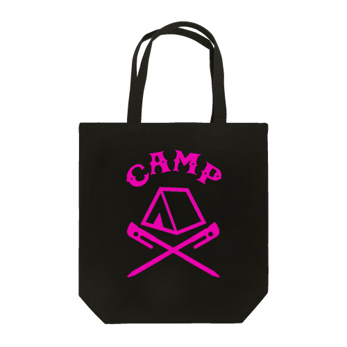 CAMP(ピンク) Tote Bag