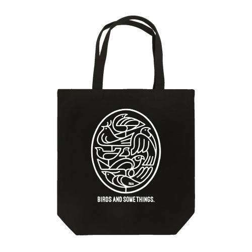 トートバッグ／BAST.／ホワイトライン Tote Bag