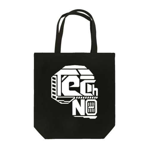 TechNΘロゴ_ホワイト Tote Bag