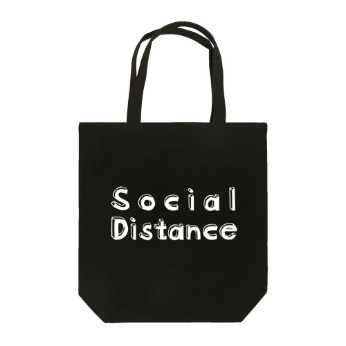 social distance トートバッグ