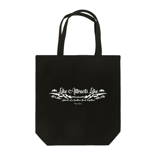 Like Attracts Like（WHITE） Tote Bag