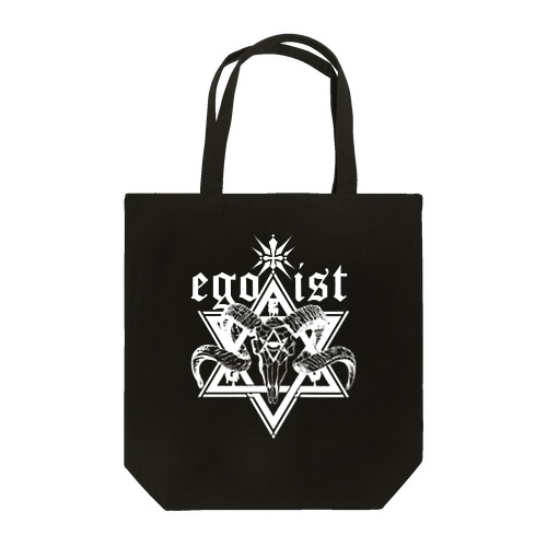 「悪魔崇拝」　白抜き Tote Bag