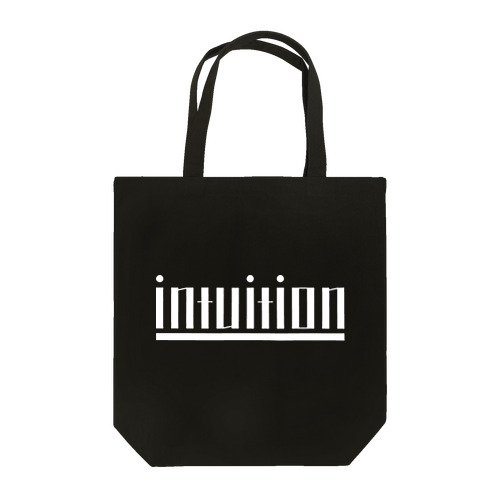 intuition（白ロゴ） Tote Bag