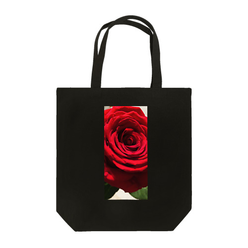 花　赤い薔薇 トートバッグ