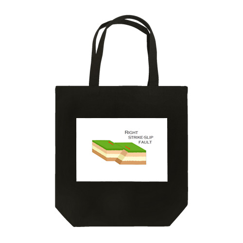 右横ずれ断層 Tote Bag