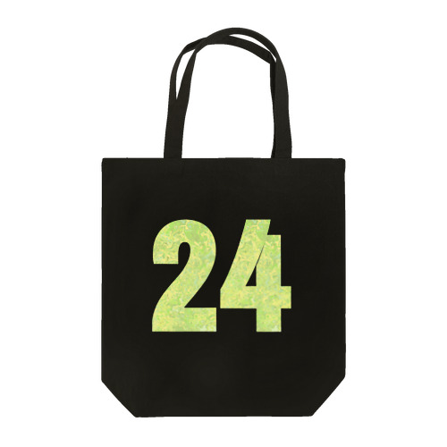 24番 green Tote Bag