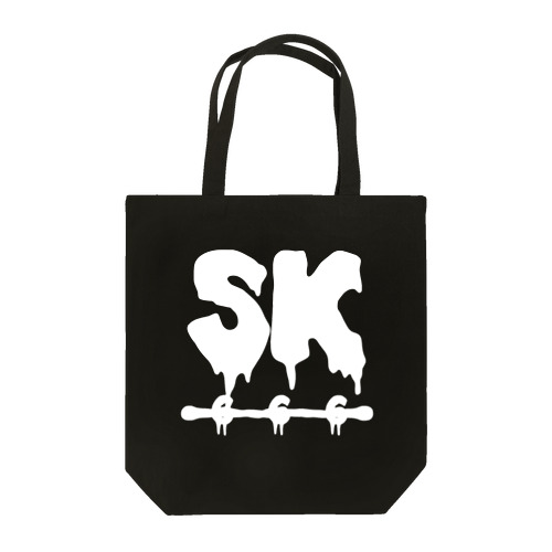 SK Strikethrough(666) Clothing - First Line Black トートバッグ