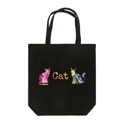 花柄猫 Tote Bag