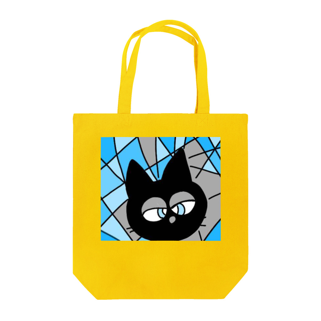 にゃおん×3のあーちゃんのQとな黒猫(お直ししたよ) Tote Bag