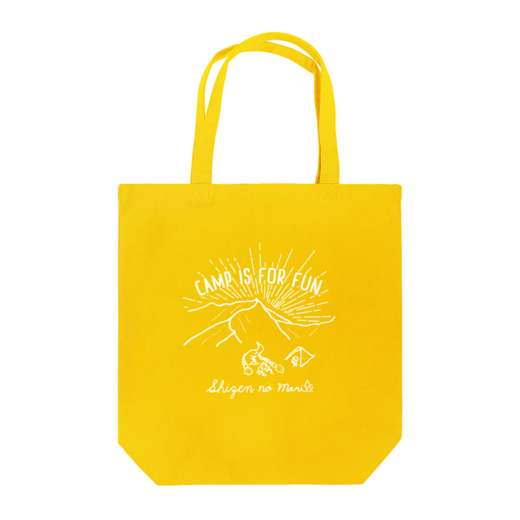 Too fool campers Shop!のSHIZENnoMORI01(白文字) Tote Bag